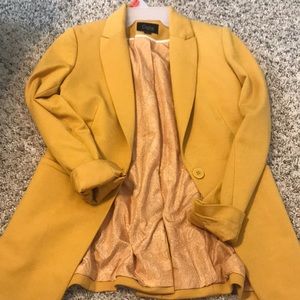 Mustard blazer